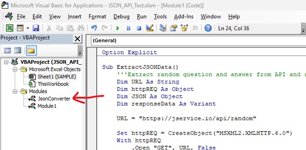 import-jsonconverter-module-in-vba-project